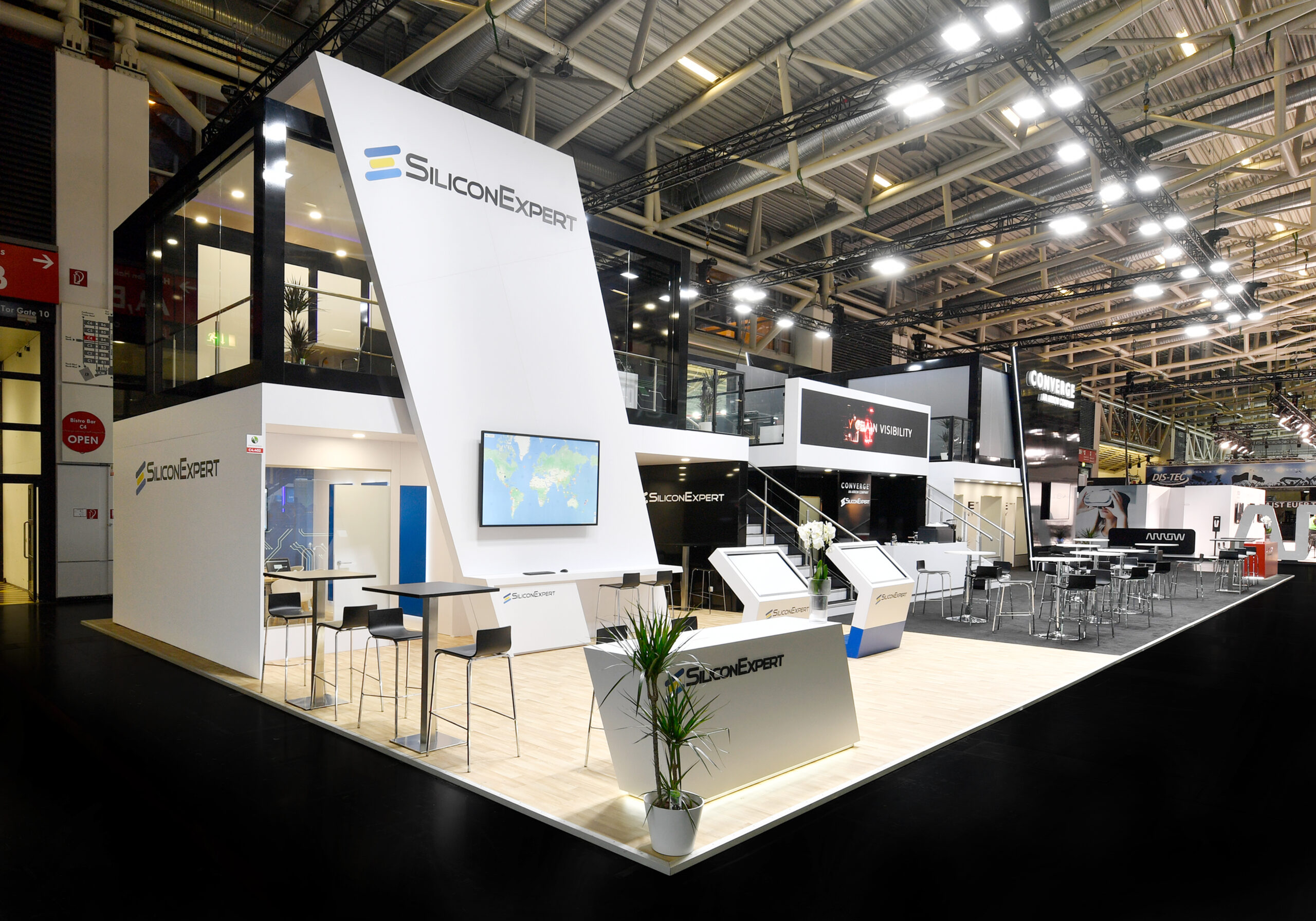 SiliconExpert side of the booth at electronica